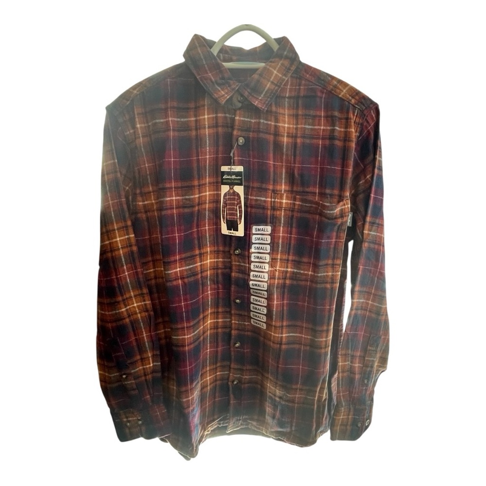 Eddie Bauer Men's Multicolor Plaid Button Down Shirt - Picture 1 of 5